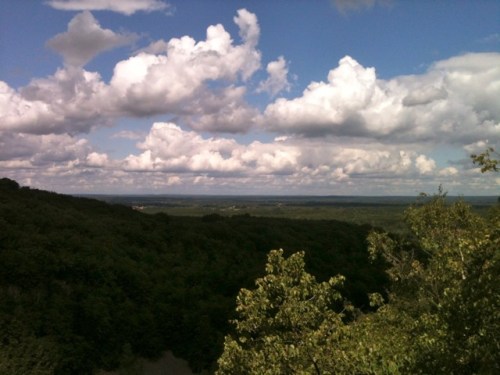 Utsikt från Hjortsprånget i dag